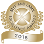 Beef and lamp excellence award logo. 